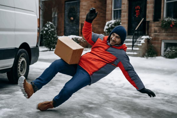 Delivery Driver Injuries During the Holiday Rush: Proving a Work-Related Slip on Ice in NY